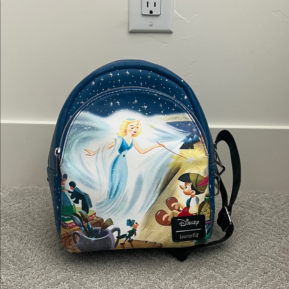 Loungefly Disney Blue Fairy Tale Backpack
